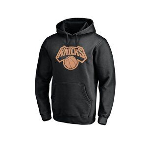 FANATICS Knicks Black and Gold Pullover Hoodie Sz 5XLT